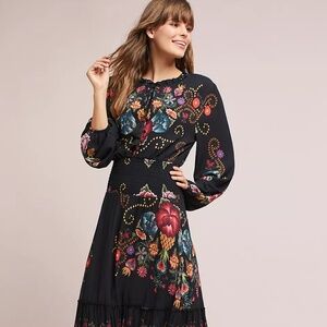 ISO (In Search Of) Farm Rio Anthropologie Smocked Floral Dress